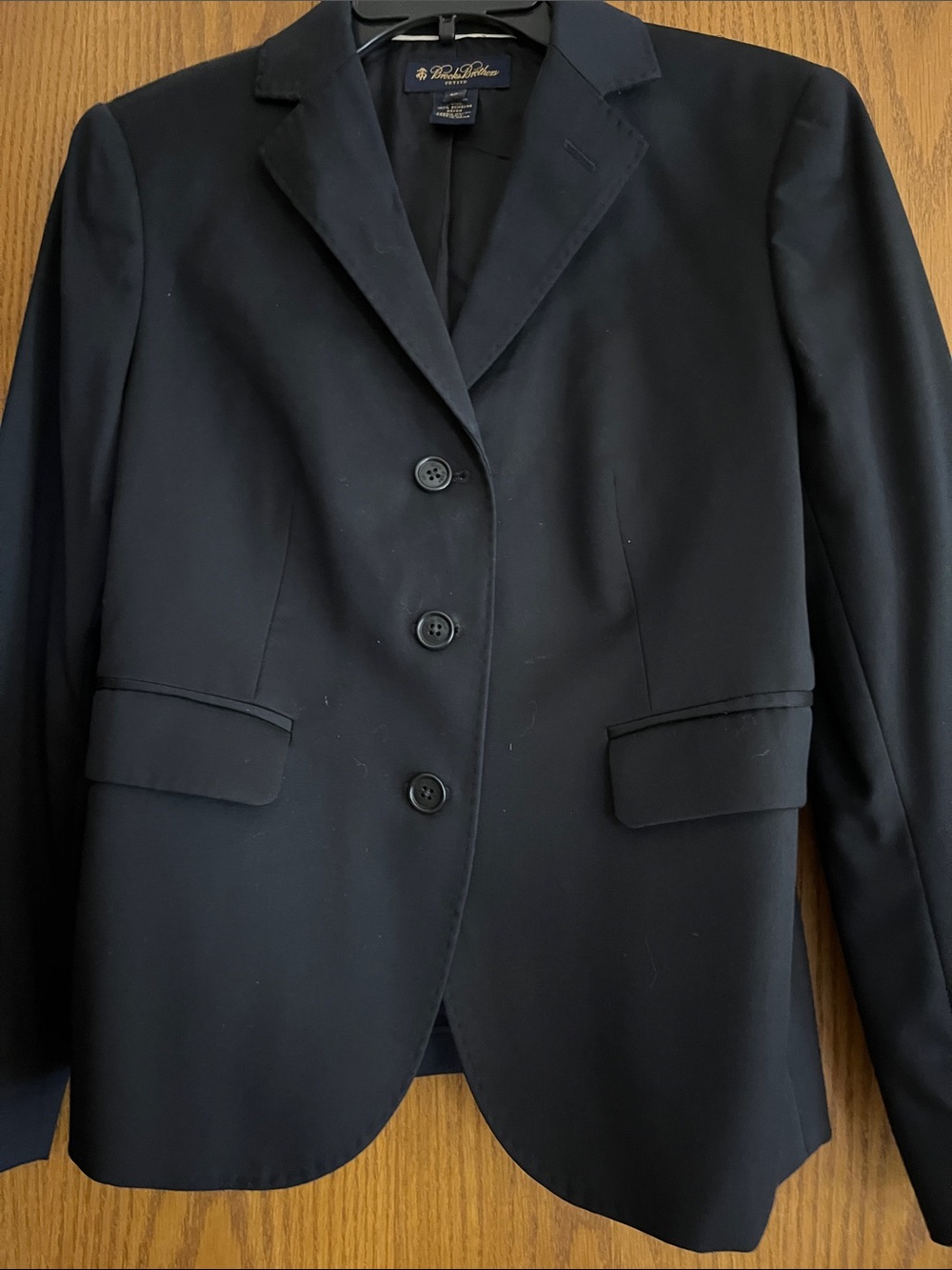 Brooks Brothers Navy Women's Three-Button Blazer